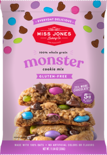 Miss Jones Gluten Free Monster Cookie Dough Perspective: front