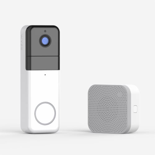 Wyze Wireless HD Video Aspect Ratio Head-to-Toe View 2-Way Audio Night Vision Video Doorbell Perspective: front