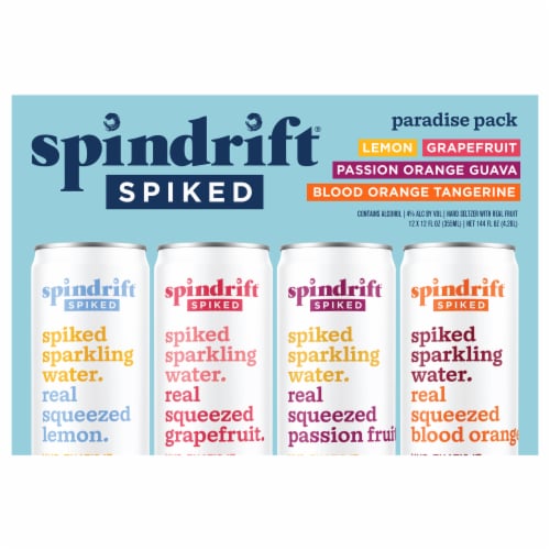 Spindrift Spiked® Hard Sparkling Water Variety Pack Perspective: front