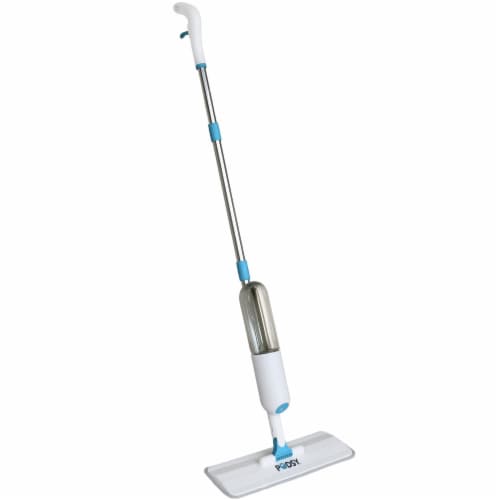 OXO Good Grips Microfiber Refillable Wet Floor Spray Mop with Slide Out  Scrubber, 1 Piece - Kroger