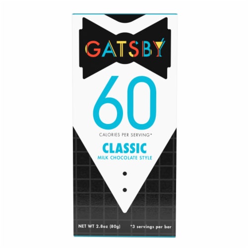 Gatsby Classic Milk Chocolate Bar Perspective: front