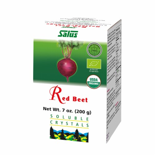 Salus Organic Red Beet Soluble Crystals Dietary Supplement Perspective: front