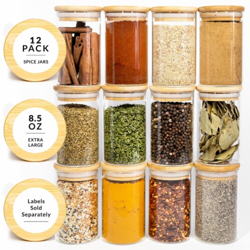 Large spice store jars