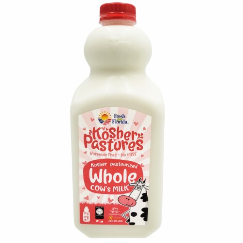 Kosher Pastures Pasteurized Whole Milk Perspective: front