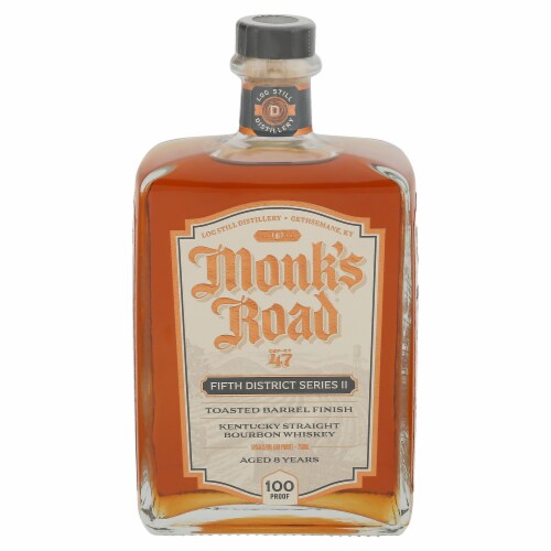 Monk's Road Fifth District Series II Kentucky Straight Bourbon Whiskey Perspective: front