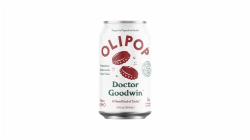 OLIPOP® Doctor Goodwin™ Soda Can Perspective: front