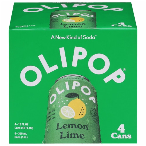 Olipop® Lemon Lime Perspective: front
