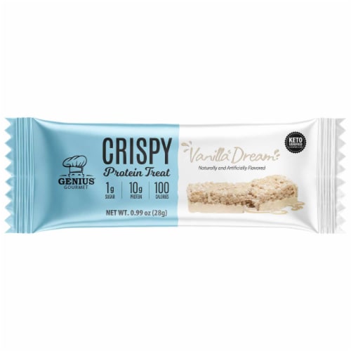 Genius® Vanilla Dream Gourmet Crispy Protein Treat