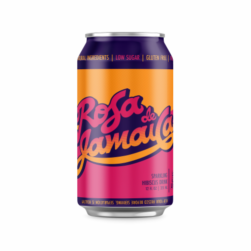 Frescos Naturales Rosa de Jamaica Sparkling Hibiscus Drink Perspective: front