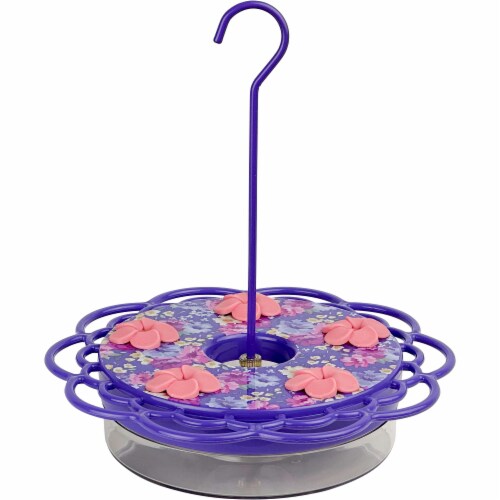 Nature's Way Decorative Hummingbird Feeder - Petunia Passion Perspective: front