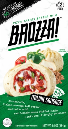 Baozza!™ Italian Sausage Bites Perspective: front