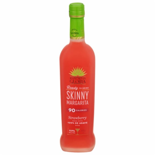Rancho La Gloria Ready To Drink Strawberry Skinny Margarita Drink Mix Low Calorie Wine Perspective: front