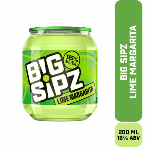 Big Sipz Lime Margarita Perspective: front