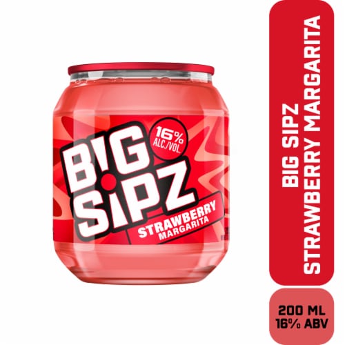 Big Sipz Strawberry Margarita Perspective: front