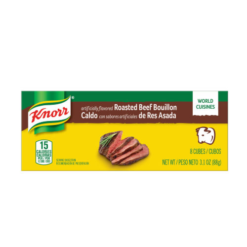 Knorr Roasted Beef Flavored Bouillon Perspective: front