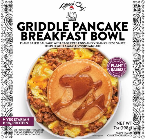 Tattooed Chef™ Griddle Pancake Breakfast Bowl