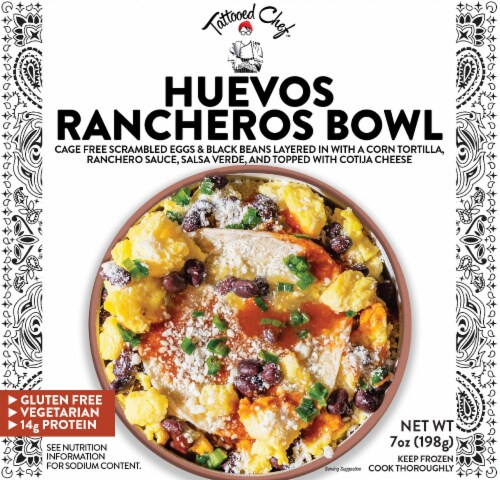 Tattooed Chef™ Huevos Rancheros Frozen Breakfast Bowl Perspective: front