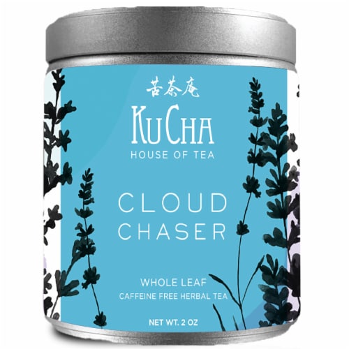 Ku Cha House of Tea Cloud Chaser Herbal Whole Leaf Tea Perspective: front