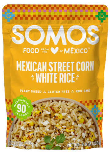 SOMOS Mexican Street Corn White Rice Pouch Perspective: front