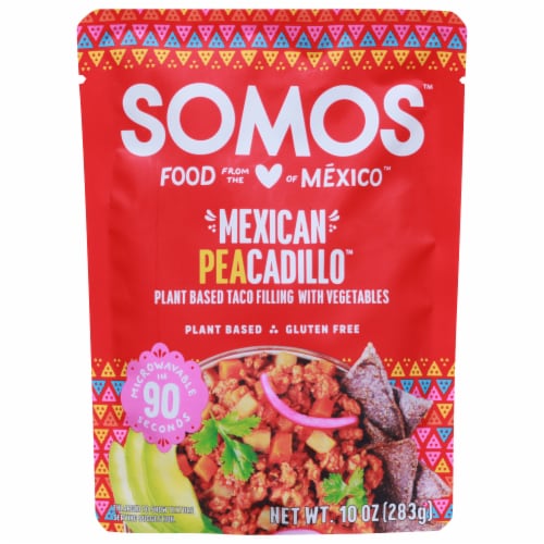 SOMOS™ Plant-Based Mexican Peacadillo Taco Filling Perspective: front