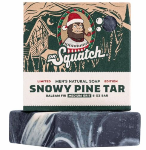 Dr. Squatch Natural Bar Soap, Pine Tar, 5 oz