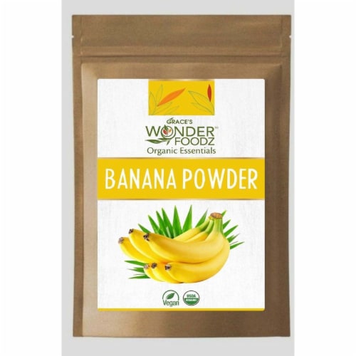 Grace's Wonder Foodz, Banana Powder Perspective: front
