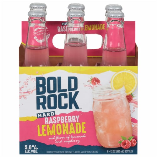 Bold Rock Raspeberry Lemonade Perspective: front