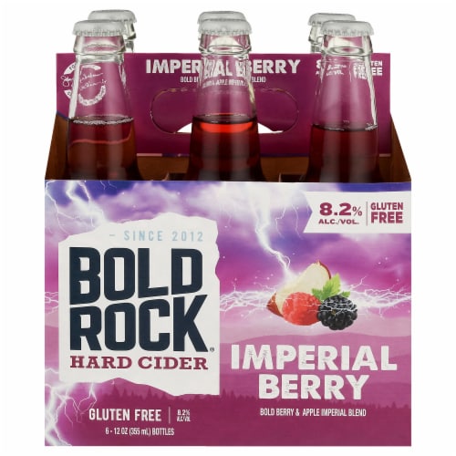 Bold Rock Hard Cider® Gluten Free Imperial Berry Perspective: front