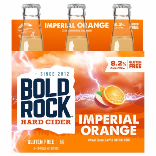 Bold Rock Imperial Orange Hard Cider Perspective: front