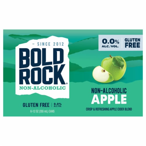 Bold Rock® Non-Alcoholic Apple Cider Blend Perspective: front