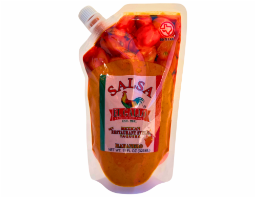 Salsa El Gallo Mexican Restaurant Style Taquera Habanero Salsa Perspective: front