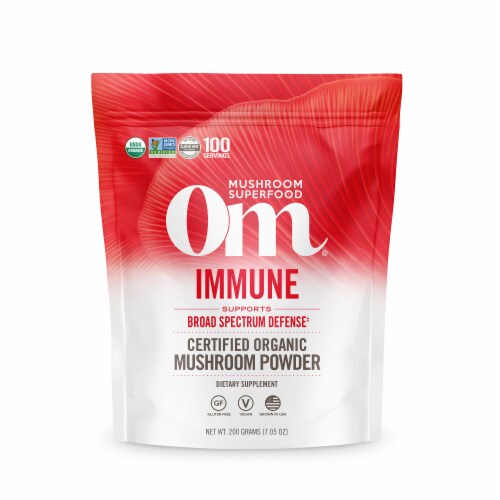 Om® Mushroom Immune Mushroom Superfood Powder Perspective: front