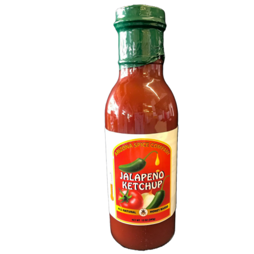 Arizona Salsa and Spice Company Spice Jalapeno Ketchup Perspective: front