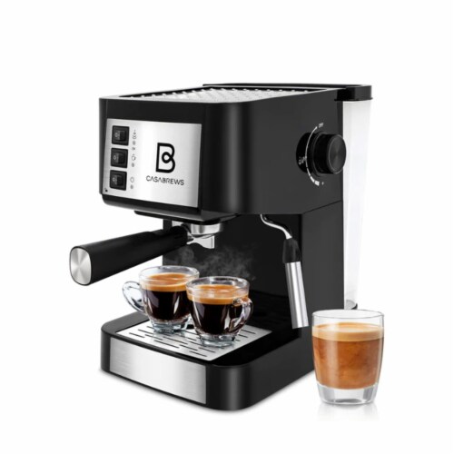 Casabrews Compact Espresso Coffee Machine with Milk Frother Wand