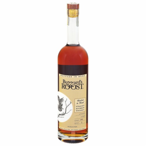 Buzzard's Roost® Botlled In Bond Straight Bourbon Whiskey Perspective: front