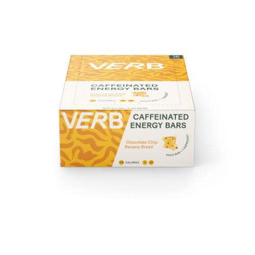 Verb Banana Bread Chocolate Chip Nutrition Bars Perspective: front