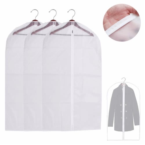 3 Garment Bag Travel Suit Dress Storage 39 Clear Cover Full Zipper Coat Carrier 1 Fred Meyer