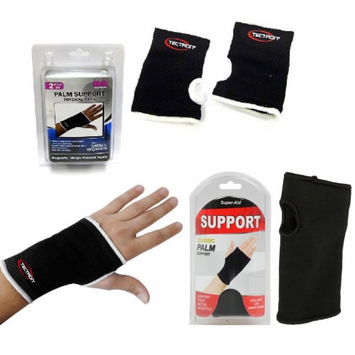 2 Palm Wrist Hand Brace Elastic Support Carpal Tunnel Tendonitis Pain Relief  New, 1 - Kroger