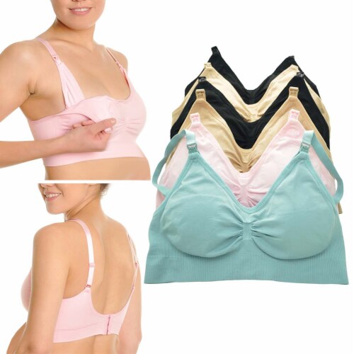 3 Pc Lot Wire Free Nursing Bras Maternity Breastfeeding Pregnant Bra  Underwear, 1 - Fred Meyer