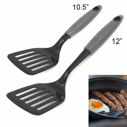 2 Nylon Turner Slotted Heat Resistant Kitchen Utensil Spatula