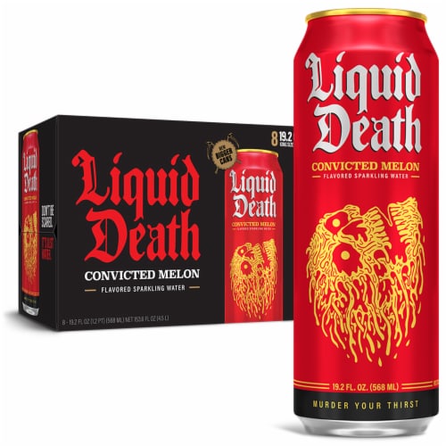 Liquid Death® Convicted Melon Flavored Sparkling Water Cans