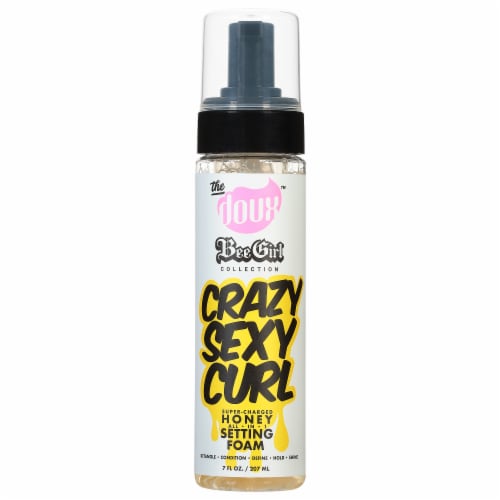 The Doux™ Bee Girl Collection Crazy Sexy Curl Setting Foam Perspective: front