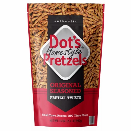 Dot's Homestyle Pretzels Original Seasoned (35 Ounce) Perspective: front