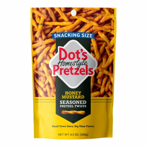 Dot's® Homestyle Honey Mustard Seasoned Pretzel Twists Perspective: front