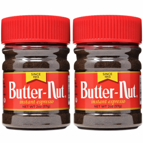 Butter-Nut Instant Espresso Coffee, 2 Ounce (Pack of 2) Perspective: front