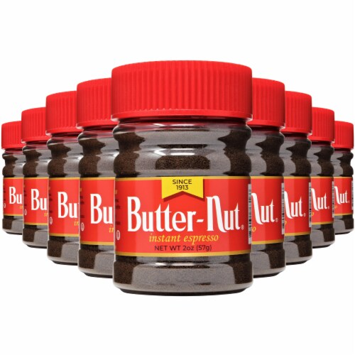 Butter-Nut Instant Espresso Coffee, 2 Ounce (Pack of 12) Perspective: front