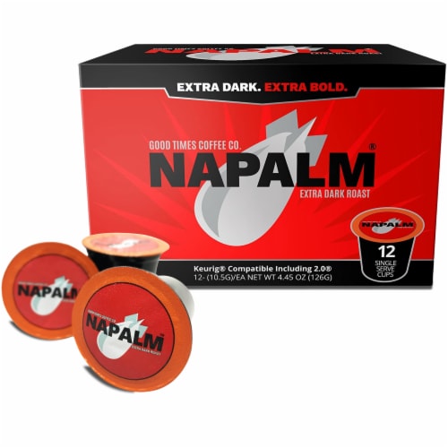 Good Times Coffee Co Napalm Extra Dark Roast Single Serve Pods 12 ct Gerbes Super Markets