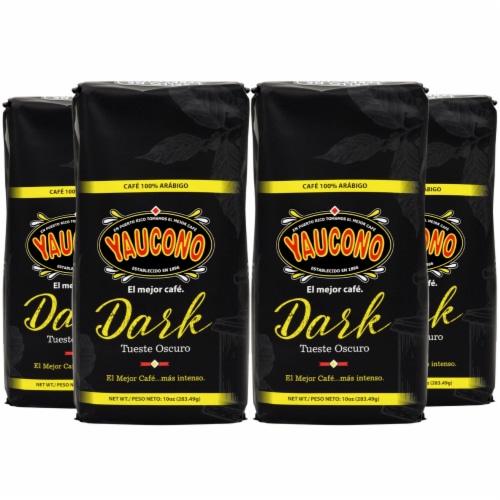 Yaucono Dark Roast Ground Coffee 100 Arabica 10 Ounce Pack of