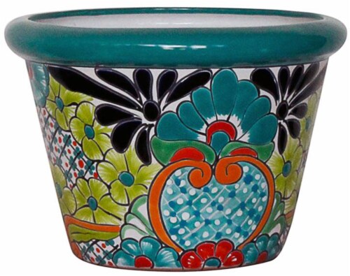 Talavera Bordeo Pot Perspective: front