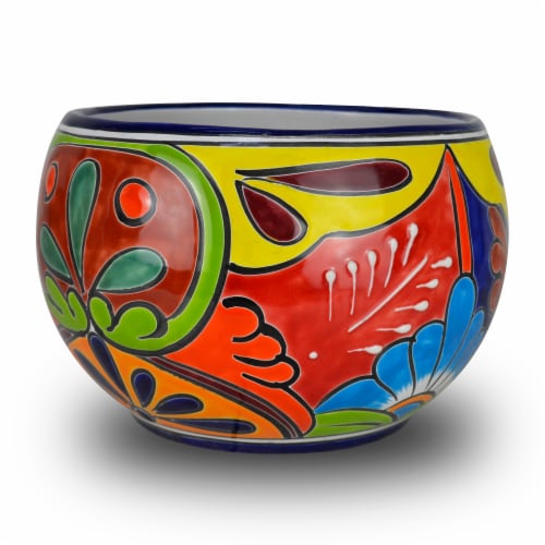 Evergreen Talavera Baul Planter Perspective: front